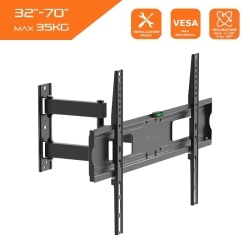 Techmade STAFFA SUPPORTO A PARETE DA 32" A 70" PER TV (TM-CT-WPLB8101LS)